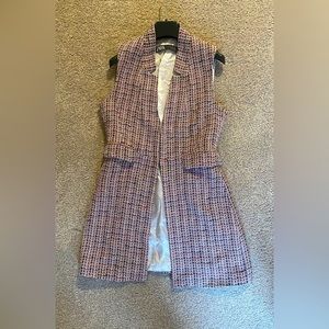 Zara plaid vest